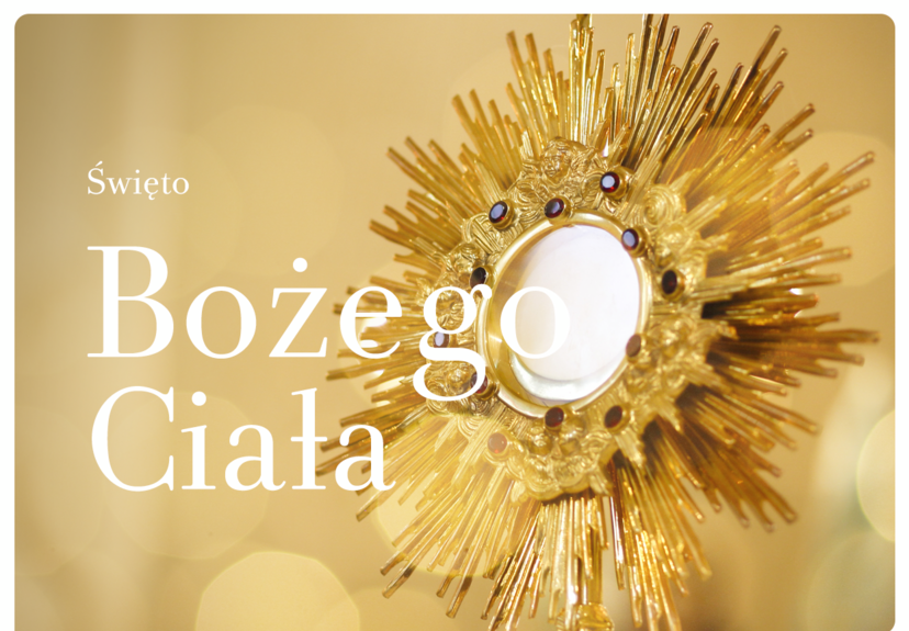 OGŁOSZENIA PARAFIALNE-  BOŻE CIAŁO